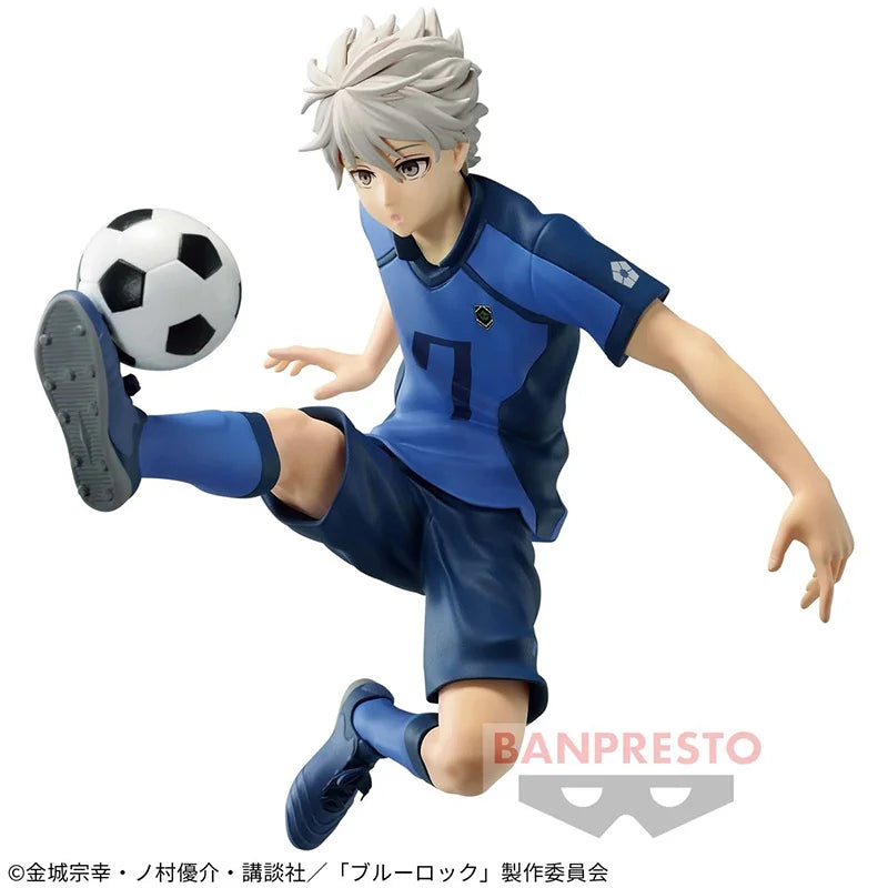 Bandai Original Banpresto Blue Jail Isagi Yoichi Bachira Meguru Chigiri Hyoma Nagi Seishiro Anime Model Figures Collect Toys