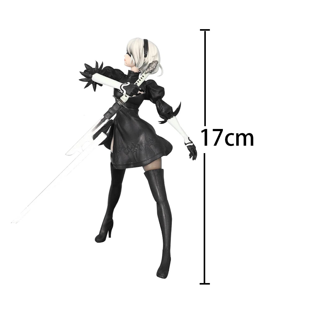Game Figure 2B standing Action figures A2yorha figurine 9Syorha figure PVC model Adult Ornament Collection Model Toy Gift 21.5cm