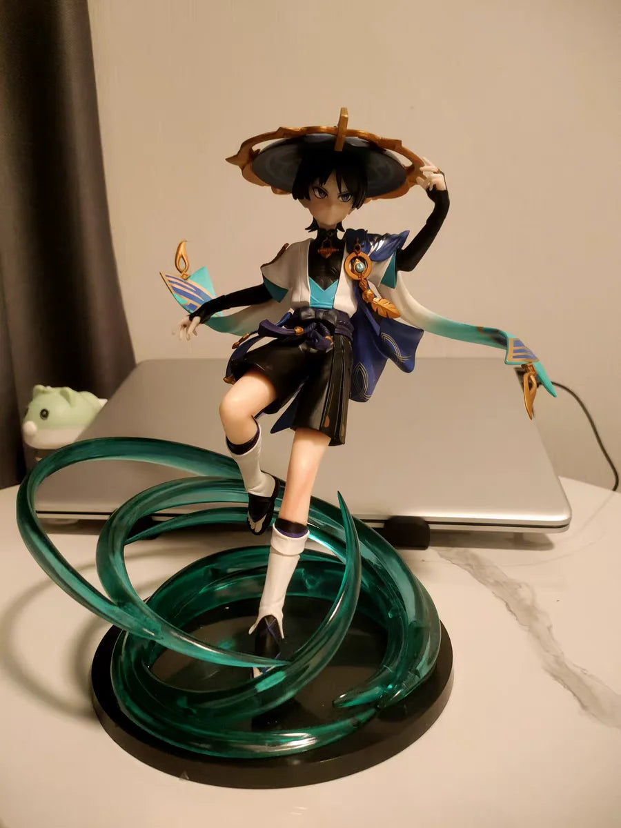 Genshin Impact Figure Genshin Action Figurine Wanderer Scaramouche Game 24cm Model Collectible Ornament Kids Christmas Gift