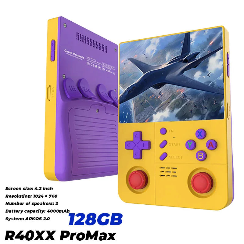 FUNKIDDY Retro Handheld Game Console R40XX pro Max Wi-Fi Compatible R36XX 20000+ Games Player Gift for Boys And Friends