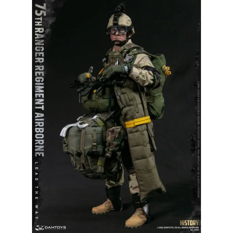 DAMTOYS Original NO1/6NO.78094 US Army 75th Cavalry Regiment Airborne Troops Finished Product Mobile Soldier Model Toy Gift