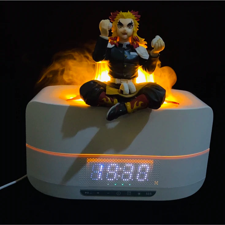 Anime-Figur Modell Spielzeug NARUTO One Piece Anime Figur Bluetooth Lautsprecher Luftbefeuchter Multifunktions-Flammenlampe Figur Heimdeko