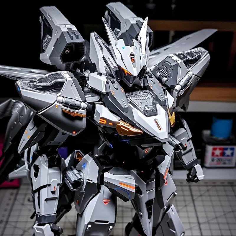 Transformable Anime Model Kit Alloy Skeleton Air Battle Type Collectible Action Figure - Assembly Required for Domestic Creation