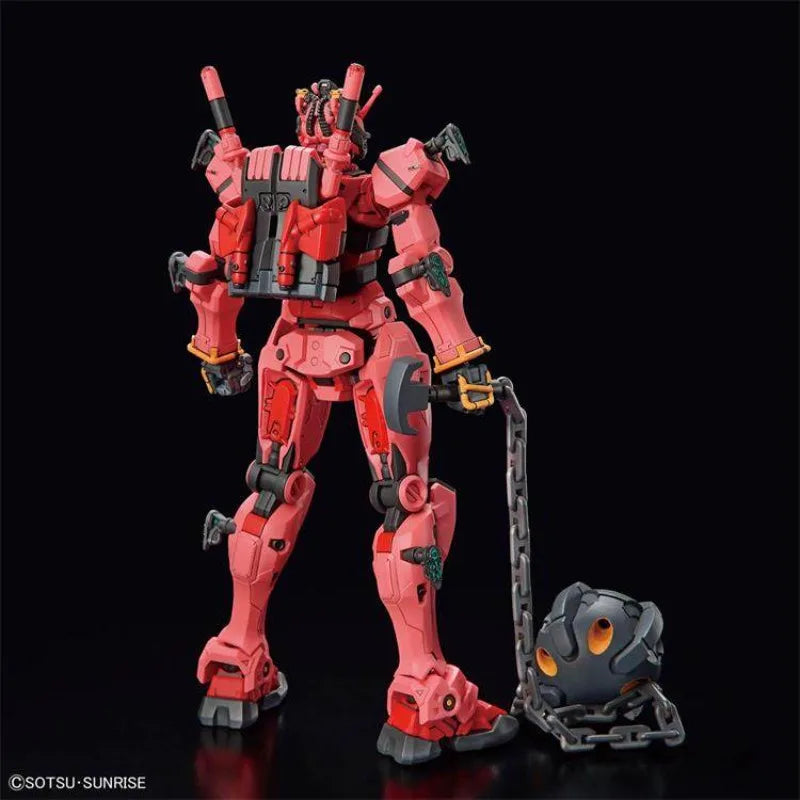 Bandai Original GUNDAM HG Series 1/144 Anime GquuuuuuX GMS-α RED GUNDAM Action Figure Assembly Model Toys Gifts for Children