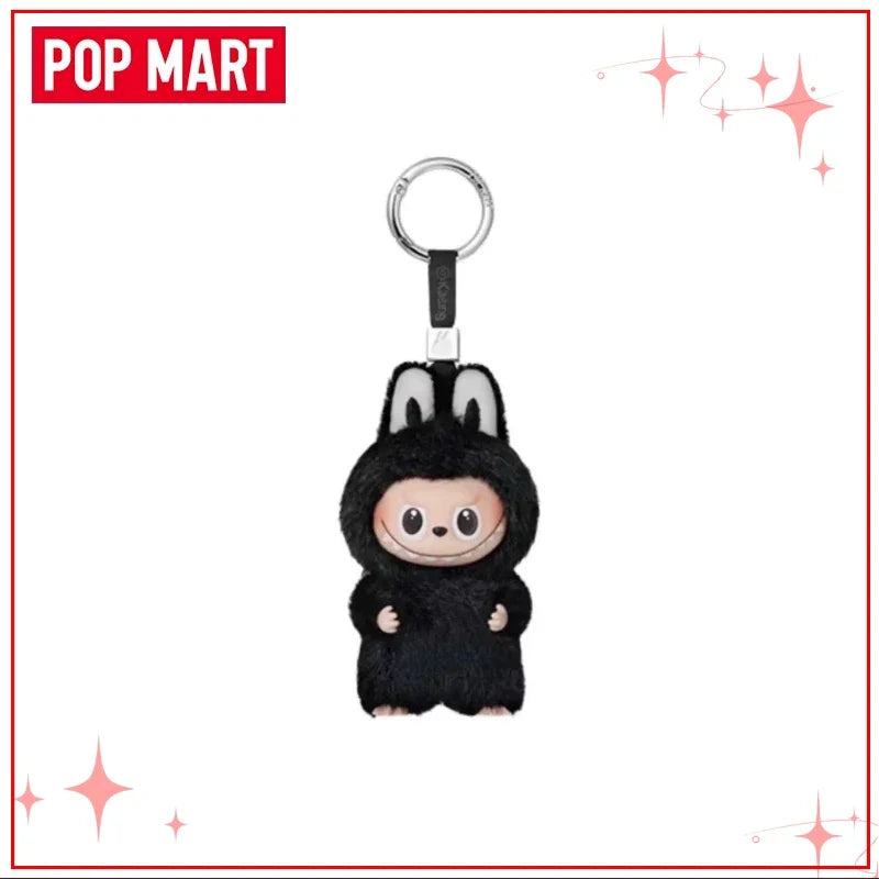 POPMART Чудовищата Лабубу V4 Pin for Love Series Blind Box Vinyl Face Plush Doll Visual Keyring Toy Коледни подаръци