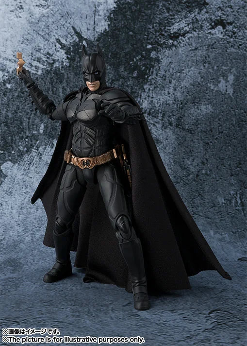 In Stock Originate BANDAI SHF The Dark Knight Batman Movable Model Toys S.H.FIGUARTS Bruce Wayne The Dark Knight Rises
