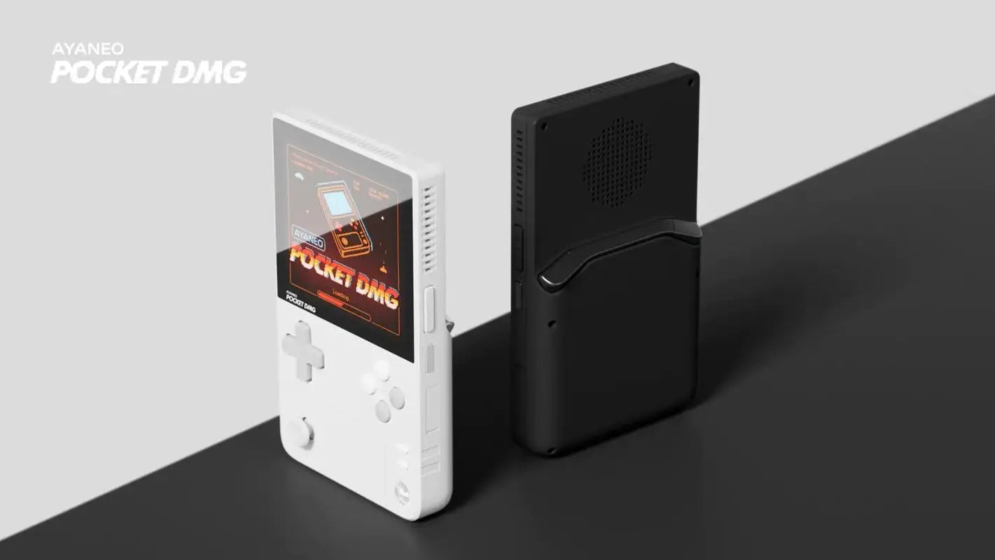 Pocket DMG Spielkonsole OLED-Auflösung 1240*1080 3,92 Zoll Bildschirm 6000mAh Gyroskop Benutzerdefinierte Handheld-Spielkonsolen Geschenke