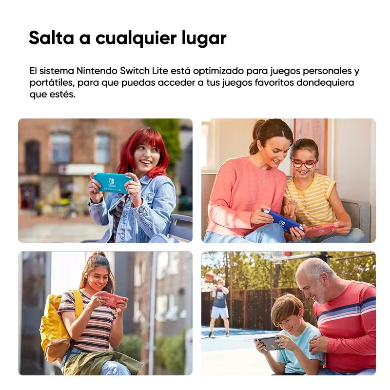 Игрална конзола Nintendo Switch Lite, 5.5-инчов LCD сензорен екран, 32GB вътрешна памет, Bluetooth 4.1, вграден контролер