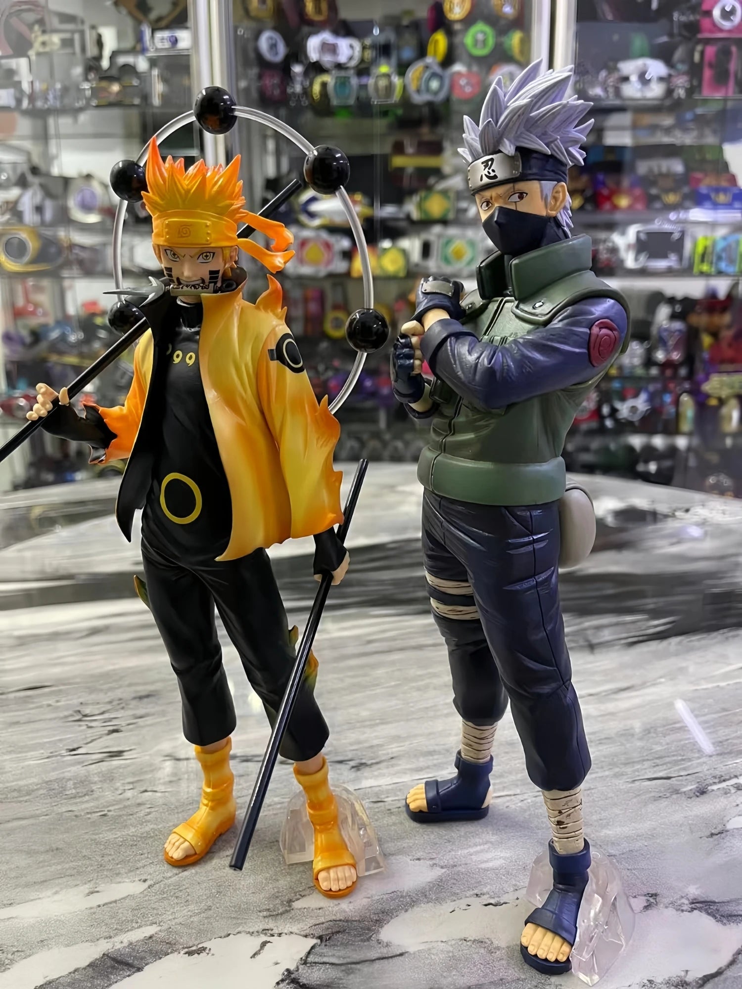 Naruto Anime Figure Kakashi Sasuke Action Figures Model Toy Doll Collectible Desktop Decoration PVC Figurine Children'S Gift