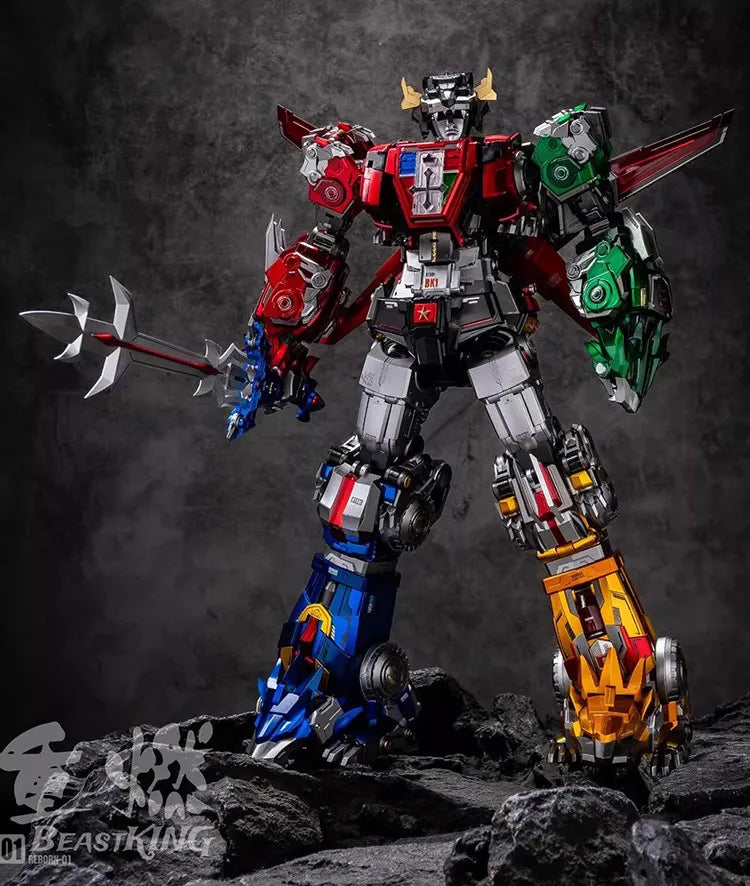 In Stock REBORN 01 BEASTKING Beast King GoLion Movability Model Toys 40cm Oversize Lion fit toy Mecha