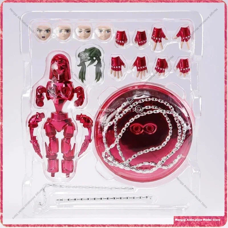 В наличност Bandai Original Buyi Myth EX Animation Model Andromeda Shun Action Figure Final Bronze Craft Toy Collection Gift