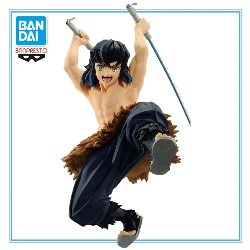 В наличност BANDAI Banpresto Demon Slayer VIBRATION STARS Hashibira Inosuke PVC Аниме Фигурки Модел Колекция Играчка Подарък