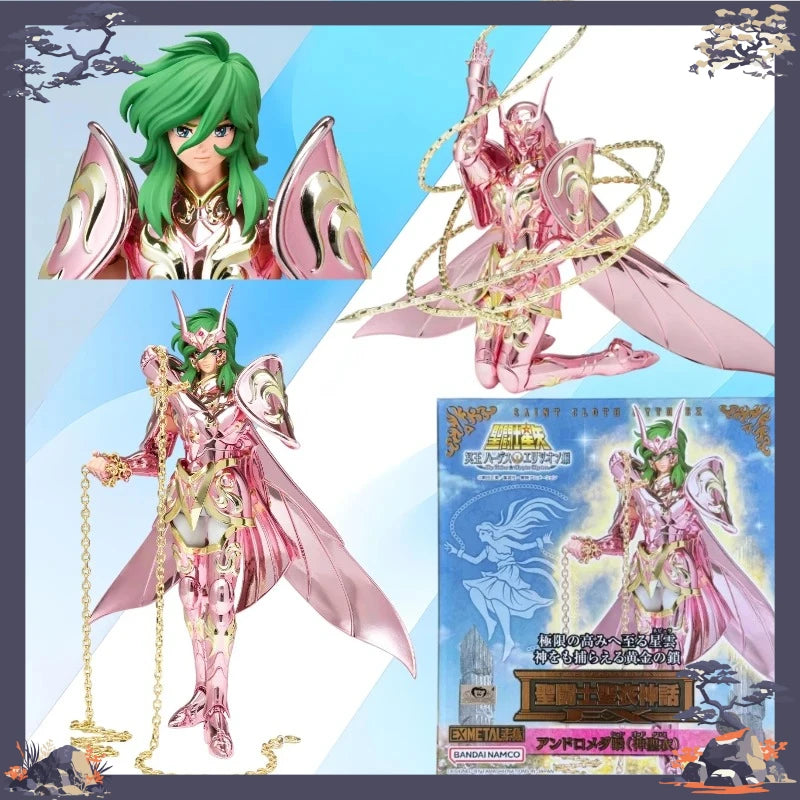 Original Bandai Saint Cloth Myth EX Andromeda Shun God Cloth Figures PVC Action Model Collection Toys Gift