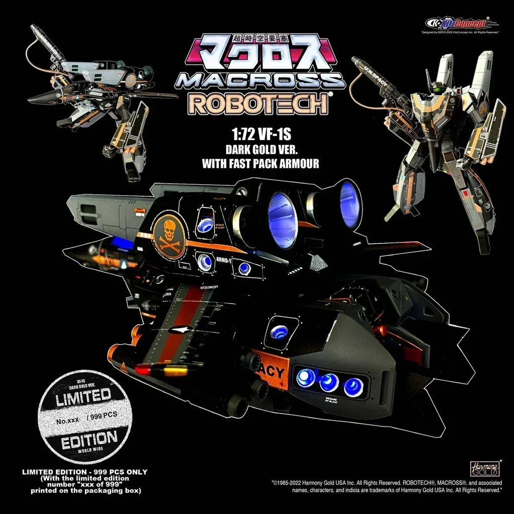 Add in-stock items to favoritesKitzConcept Macross Robotech VF-1S VF1S Limited Edition with Super Space Parts KIT Luminous LED A
