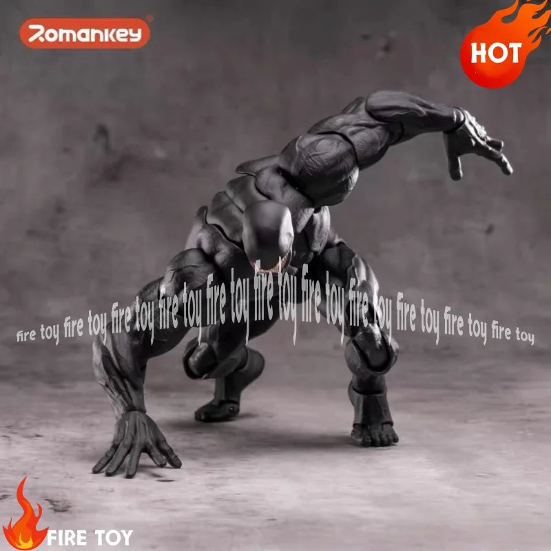 Romankey Genuine In Stock 1/12 Super Articulated Male Nude Big Guy Black Limited Edition Action Figure Precious Collection Toy