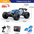 Teeggi 16101/16102 PRO 1:16 Hochgeschwindigkeits-RC-Auto mit LED-Licht, Drift, 70 km/h, 4WD, RC-Geländewagen, Monstertruck, Spielzeug für Kinder