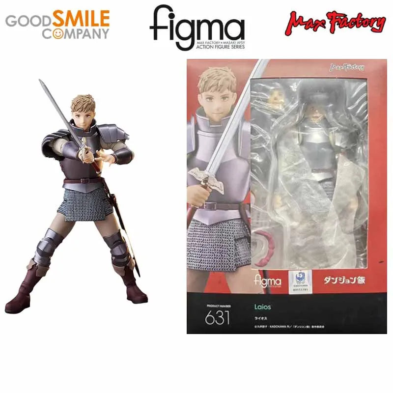 Good Smile Original Max Factory Delicious in Dungeon figma Anime Figure Laios 631 Chilchuck 652 Marcille 633 Action Figure Toys