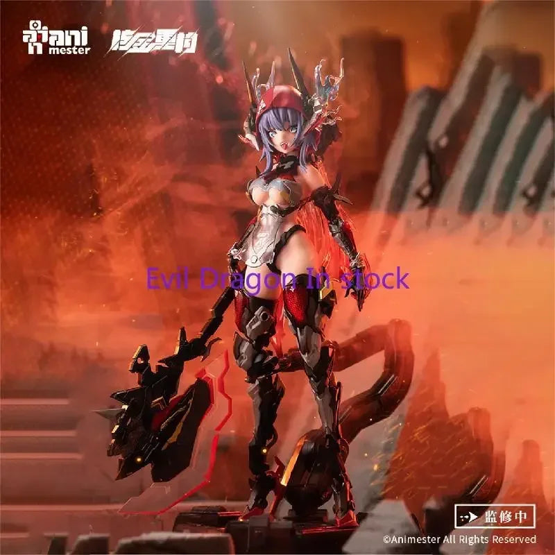 In Stock 1/9 21cm Anime Action Figure Model Toy Original Nuclear Gold Reconstruction Doll Model Collection Gift Red Barbera