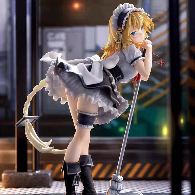 Girls Frontline Maid Gr G36 Figure 2D Beautiful Girl Animation Cute Doll Chassis Car Ornament