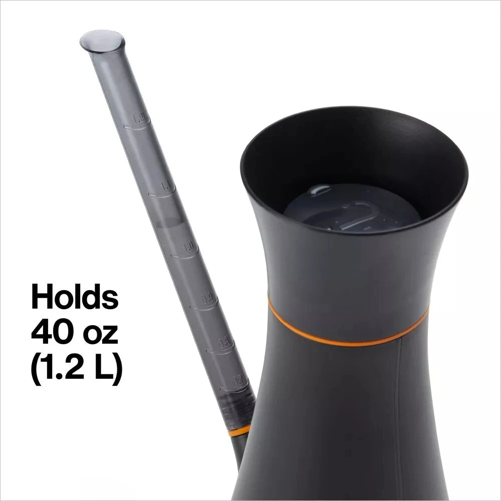 40 OZ Small Watering Can for Indoor Gardening,Recycled Plastic Water Cans for House Plants with Anti-Drip and Removable Nozzle