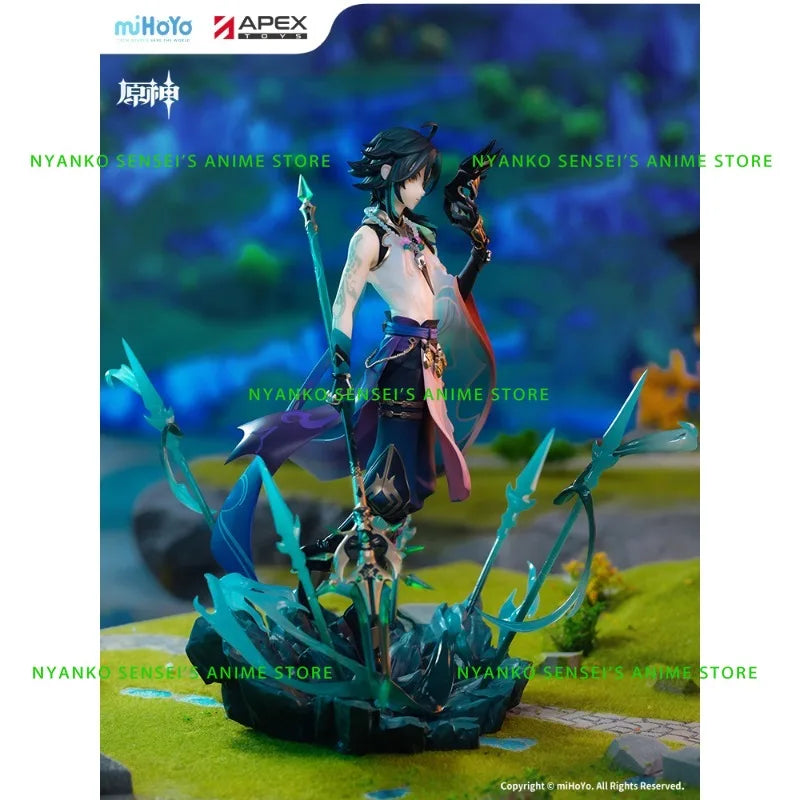 In Stock APEX Genshin Impact Xiao Guardian Yaksha Ver. 1/7 Scale 28cm Static Figure Anime Models Toy Doll Gift Hobby Collectible