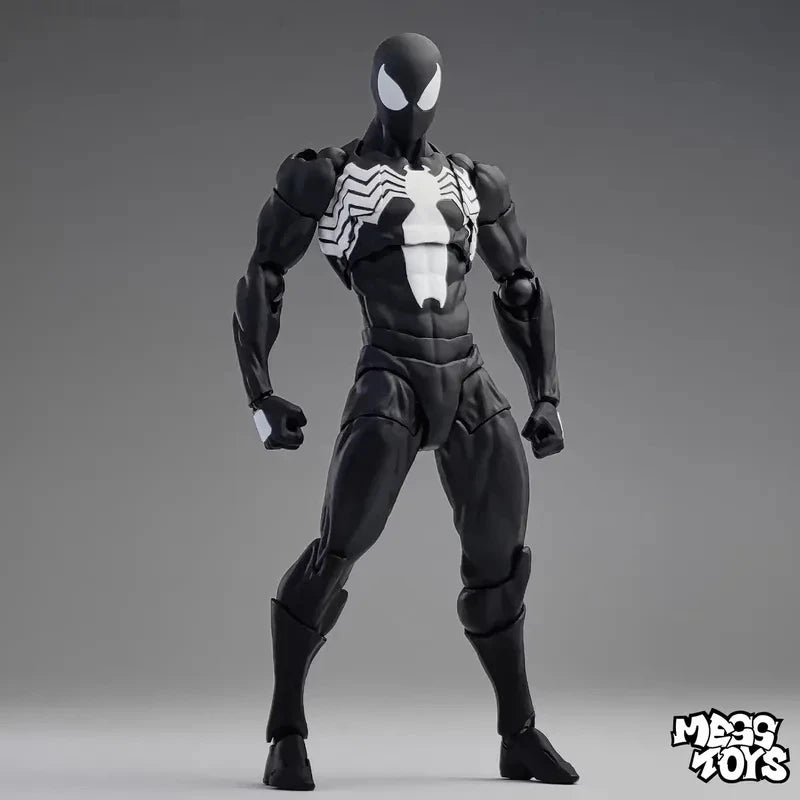 Auf Lager Mess Toys Spinnenfigur Schwarzer Anzug Nachbar Symbiote Scarlet Spider Kaine Parker Schwarz Rote Spinne Actionfigur Spielzeug