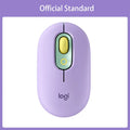 Original Logitech Pop Keys Wireless Mechanical Keyboard Logi POP Mouse Dream Violet 87keys Keyboard Mouse Combos Set For Iaptop