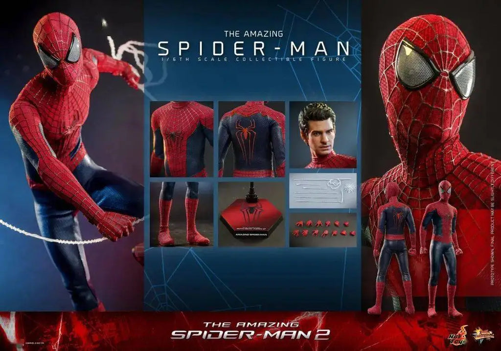 Hot Toys Mms679 Mms680 Mms658 Marvel Spider-Man No Way Home New Red & Blue Suit Anime Action Figure Collection Children Gifts