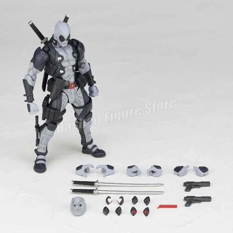 Amazing Yamaguchi Revoltech Agent Venom Action Figure Collection Superhero Eugene Thompson Venom Figurine Model Toys for Gifts