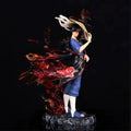 27cm Naruto Anime Figurine Itachi Uchiha Akatsuki With straw hat Action Figure Model Statue Collection Toys Children Toys