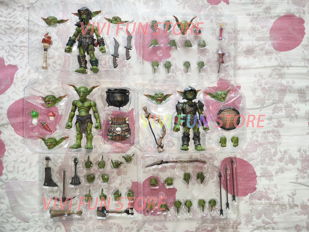 In Stock Memory toys Goblin Thief & Warrior & Butcher Movable Model Toys Metytoyz Mety toyz Adventurer's World Goblin Set of 3