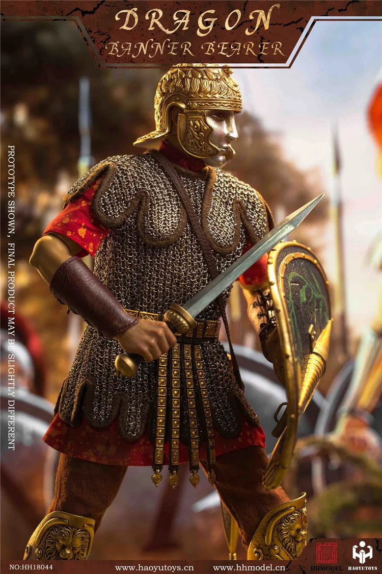HHMODEL x HAOYUTOYS HH18044 1/6 Empire Series Dragon Flag Bearer Model Toy Full Set 12 Inch Action Figures For Fans Collection