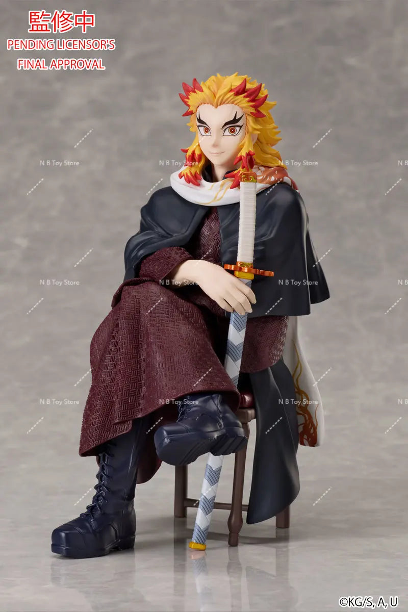 ANIPLEX Demon Slayer: Kimetsu No Yaiba Purgatorio Anjuro Utsu Tengen Kamado Tanjiro Figura Sitting  Anime