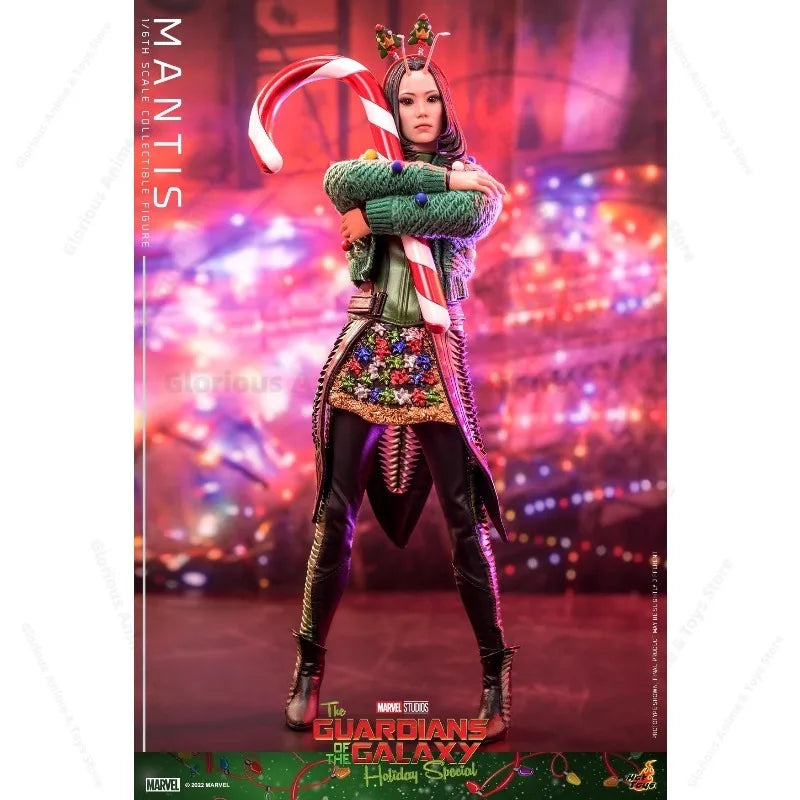 In Stock  HotToys 1/6 TMS094 Guardians of The Galaxy Christmas Special Praying Mantis Female Movable Model   Collectible Figure