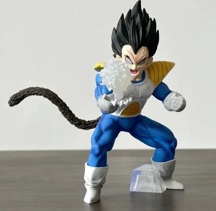 17CM Аниме Dragon Ball Z Vegeta Фигура Vegeta Статуя с Изкуствена Луна PVC Фигурки Колекция Модел Играчки Подаръци