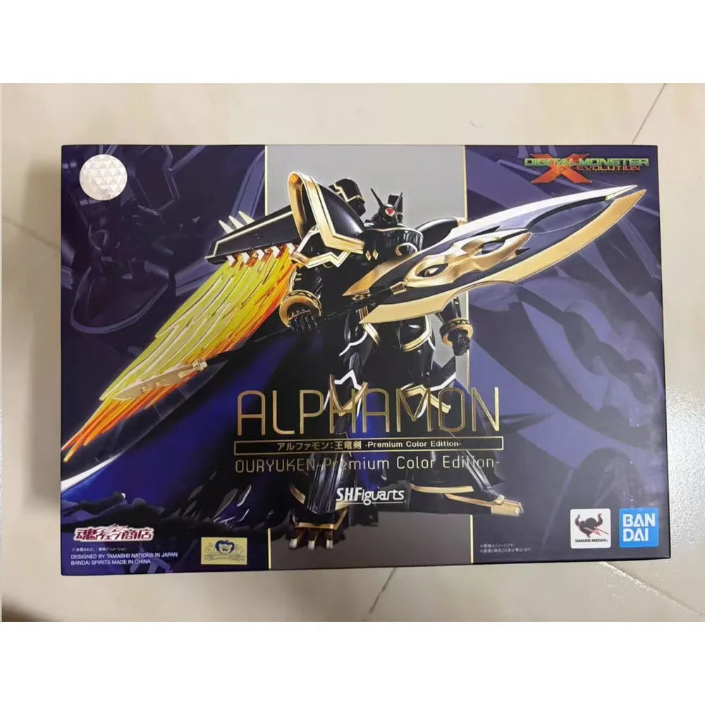 100% Authentic In Stock Bandai S.H.Figuarts Digimon X-Evolution Alphamon: Ouryuken Action Figure Collection Model Toy