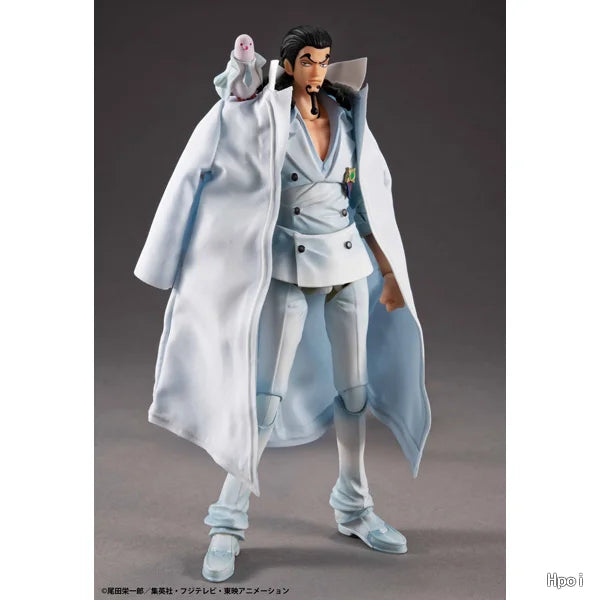 MegaHouse Variable Action Heroes Figure【ONE PIECE】Rob Lucci Monkey D. Luffy Gear 4 Boundman, Articulated Collectible Figure