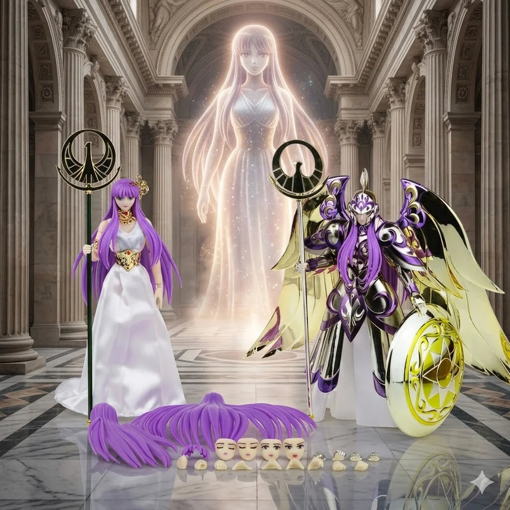 【In Stock】 Saint Seiya MST Athena Saori Kido God Cloth Myth Cloth EX Metal Armor Diecast Action Figure Collection Toy Gift