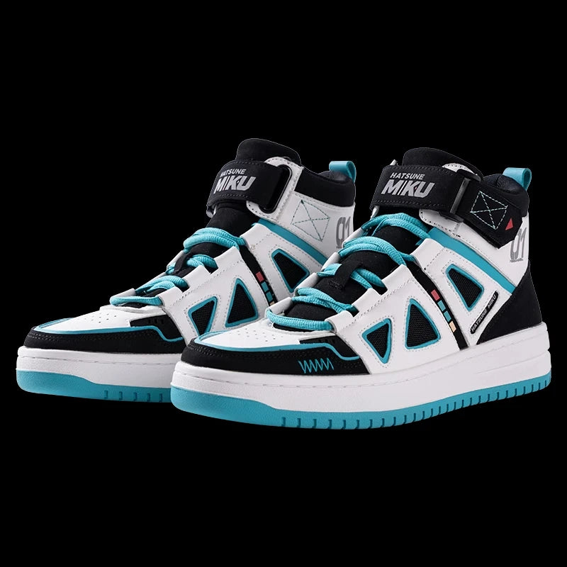 Hot Moeyu Hatsune Miku Shoes For Men Vocaloid Cosplay Male Sneakers Women Tennis Sport Athletic Anime Figure Shoe Casual Shoes