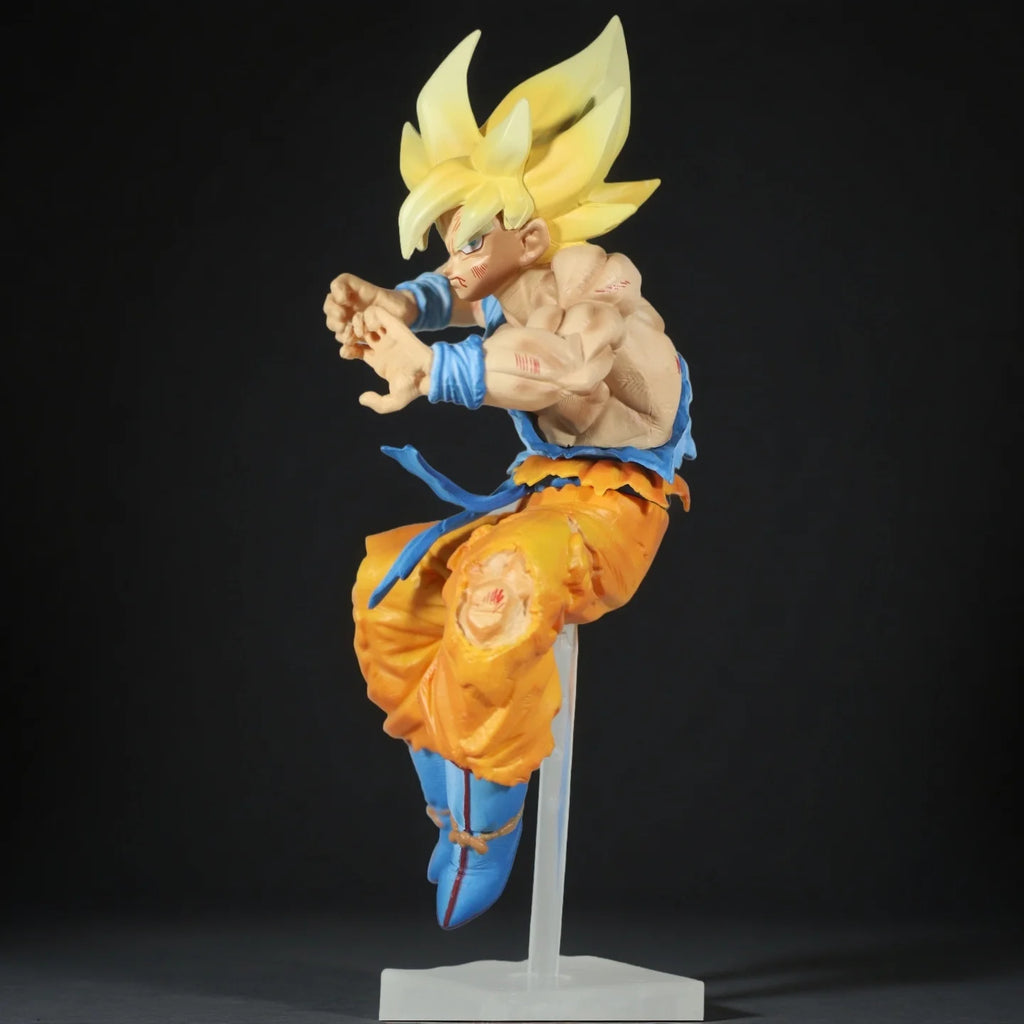Dragon Ball 20,5 cm Sun Goku Super Saiyajin Actionfigur Modell Ornament Spielzeug Puppensammlung Geburtstagsgeschenk Weihnachten Gi