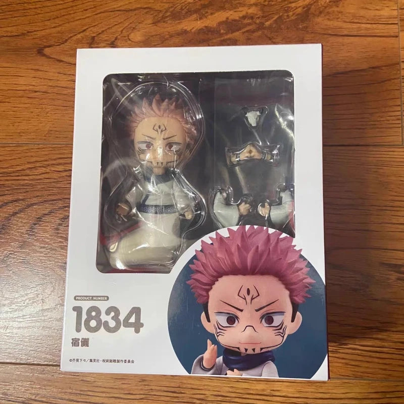 Gojo Jujutsu Kaisen Anime Figure #2205 Satoru Gojo Action Figure Q Version 10cm Model PVC Collectible Doll Birthday Gifts