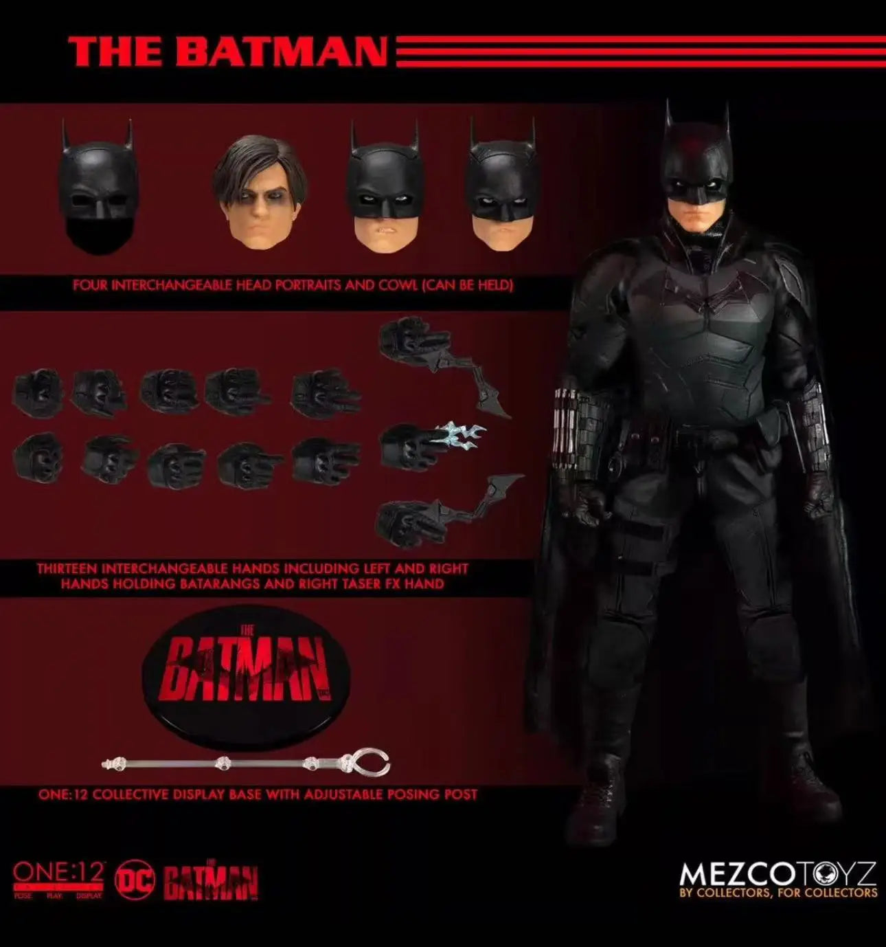 MEZCO Ant New Batman Batman 6 Inch Cloth Movable