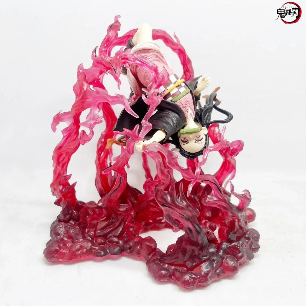 Dämonentöter Anime Figur Kamado Nezuko Völlig dämonisierte Statue PVC Action Figur Sammeln Dekoration 16cm Modell Spielzeug Geschenk