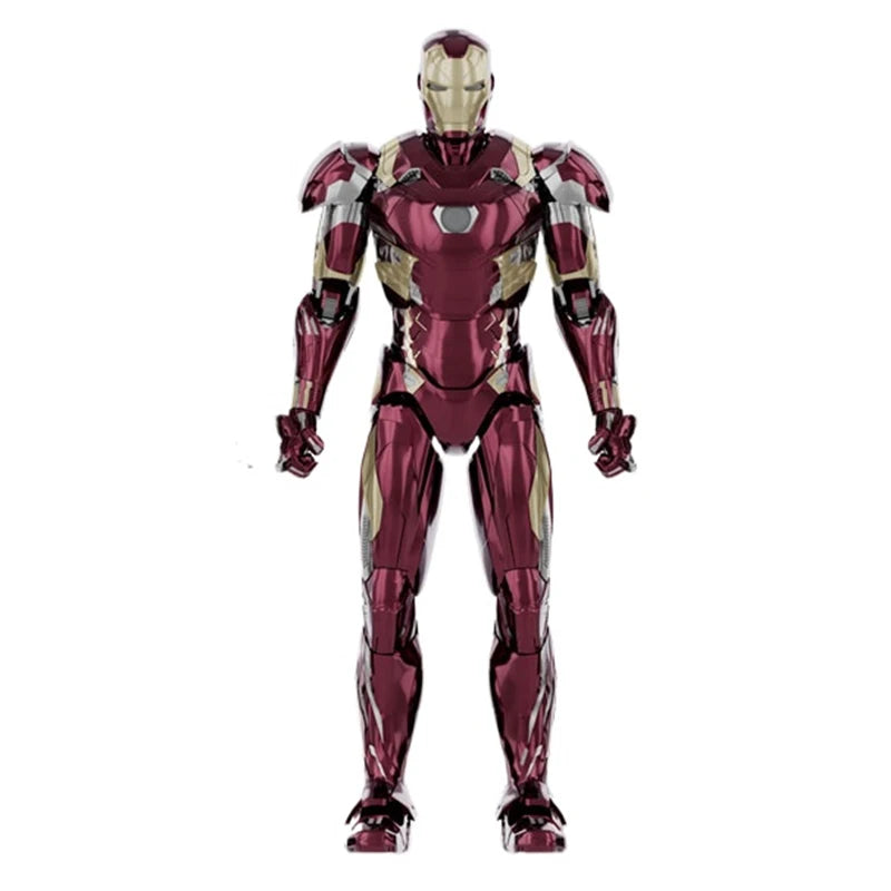 Fondjoy Marvel Iron Man MK46 Assembled Model 10in 1/7 scale Action Figures Reactors can emit light Collect Ornament Boy Toy Gift