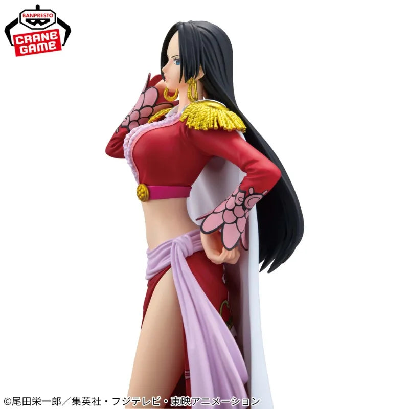Original Banpresto Glitter & Glamours One Piece Boa Hancock 22Cm Anime Action Figure PVC Collectible Model Toys Children's Gifts