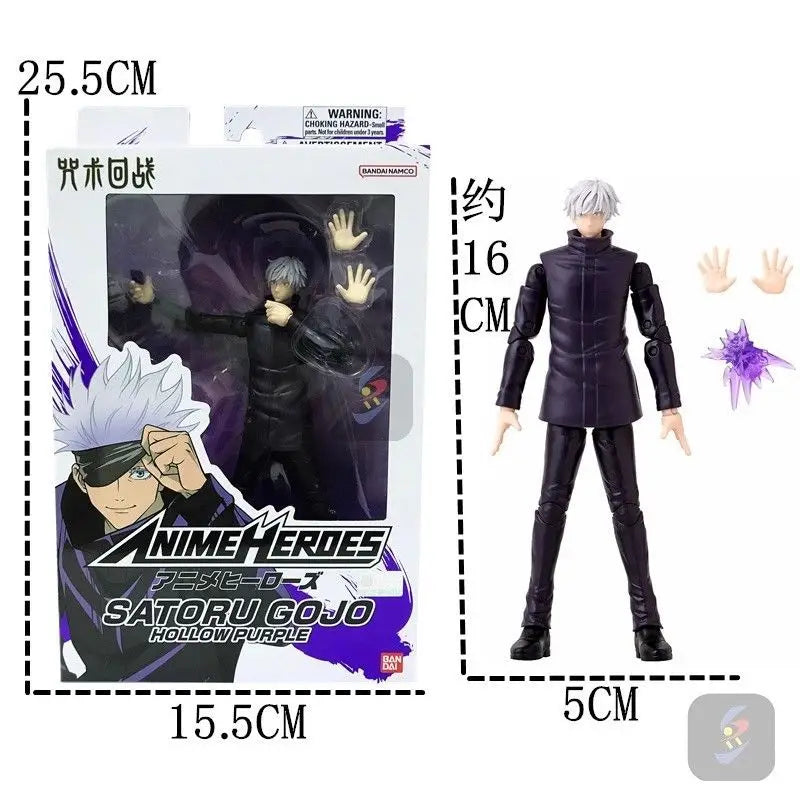 17cm Bandai Original Jujutsu Kaisen Action Figure Gojou Satoru  Itadori Yuji Fushiguro Megumi Action Anime Figure Toy Gifts