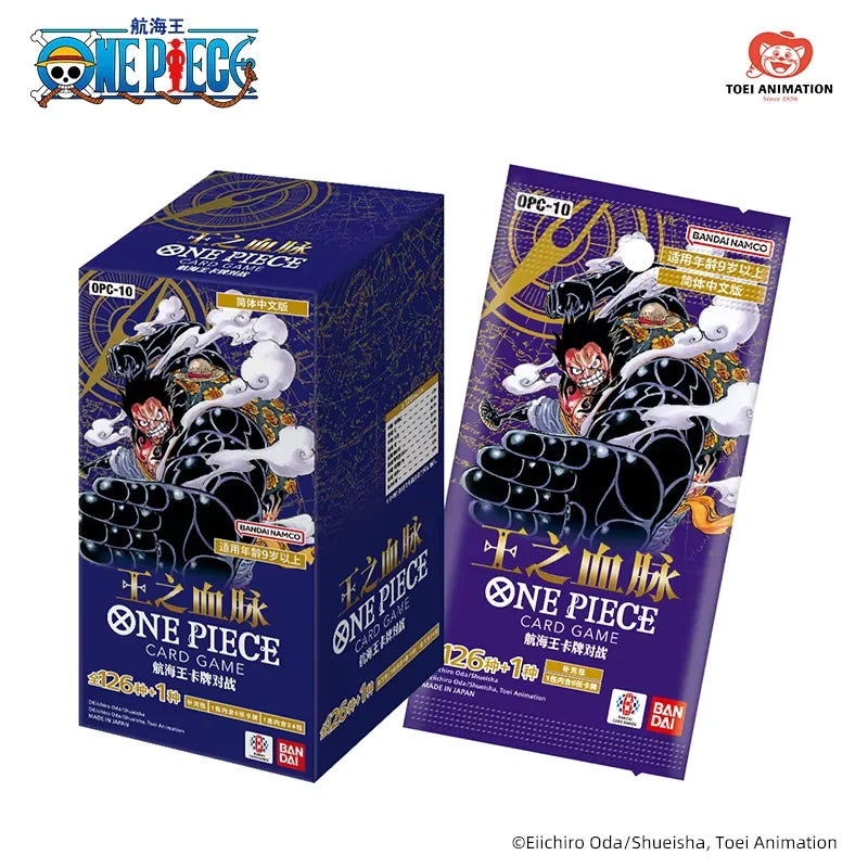 In Stock 2025 Bandai Genuine One Piece Opcg Tcg Game Card Chinese Version Op13 Carrying On His Will Collection Card Toys