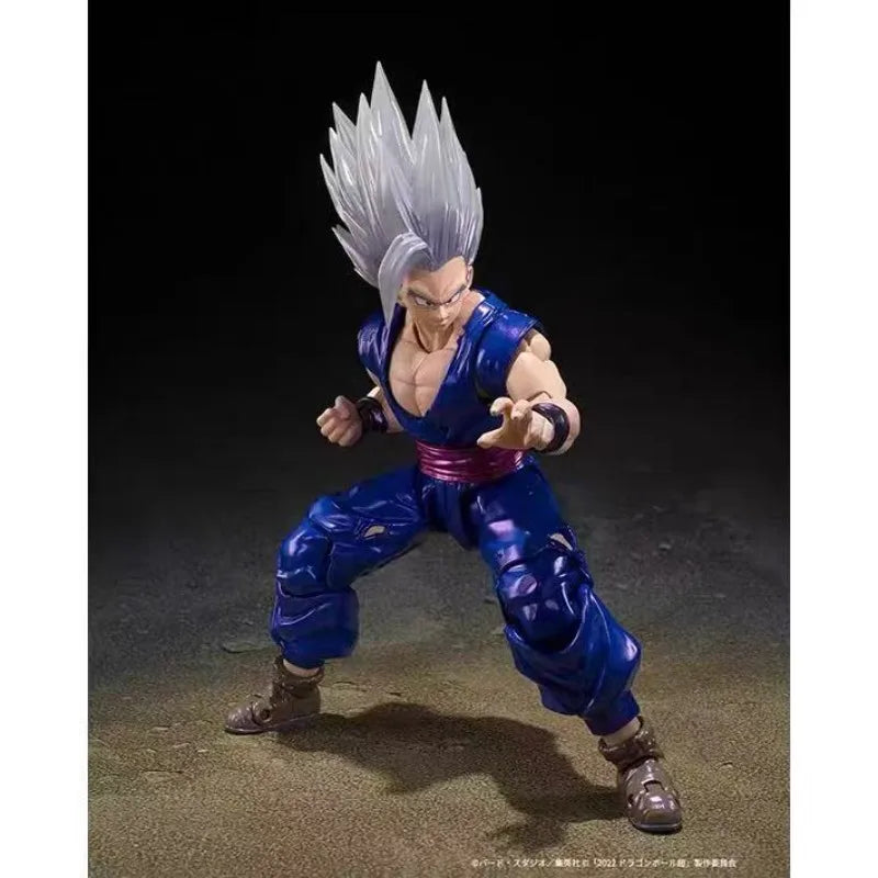 Bandai Original S.H.Figuarts Dragon Ball Wild Beast Son Gohan Vegeta Great Ape Action Figure Toys for Boys Girls Kids Gift