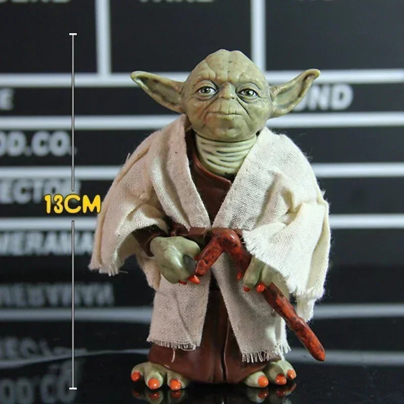 Stars Wars Movies Series Character Scale Model Grand Master Yoda Action Figure Model Desktop Ornament Doll Toys Birthday Gifts