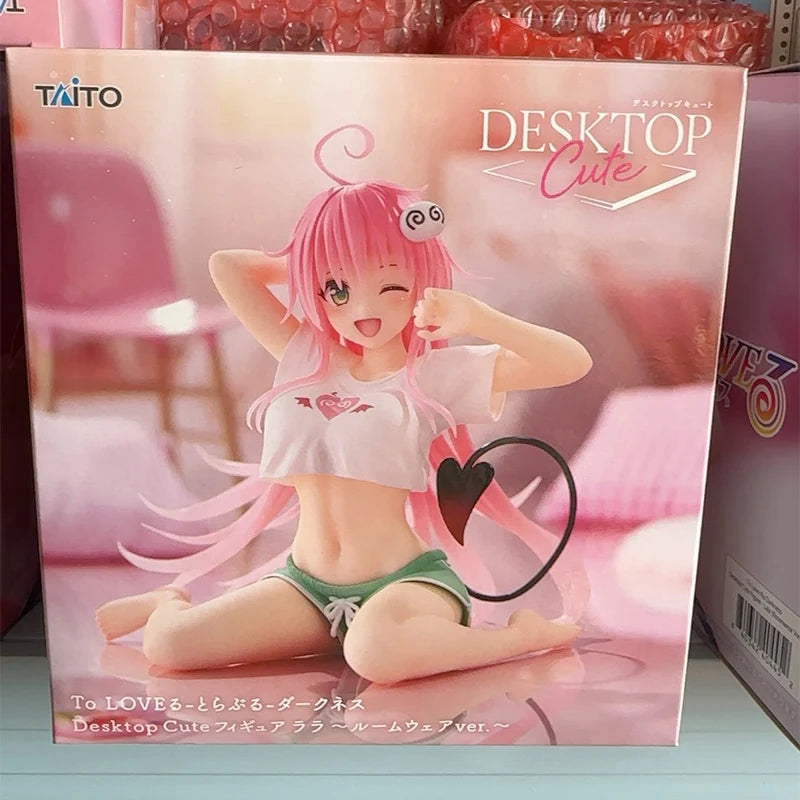 In Stock TAiTO To Love-Ru Darkness Desktop Cute Lala Satalin Deviluke ~Room Wear Ver.~ PVC 13CM Anime Action Figures Model Toy